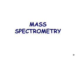 PP Mass spectrometer and atoms