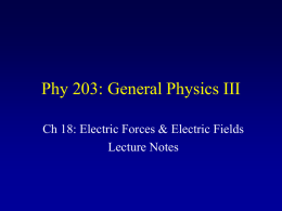 Phy 203: General Physics III