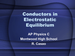 Conductors in Electrostatic Equilibrium