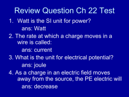 Review Question Ch 22 Test