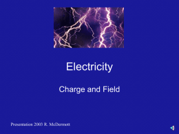 1. Electrostatics