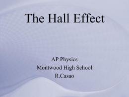 The Hall Effect