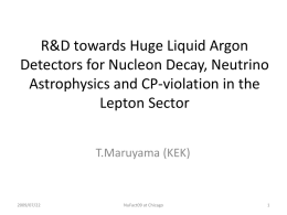 R&D towards huge liquid argon detectors for nucleon