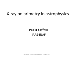 X-ray polarimetry in astrophysics