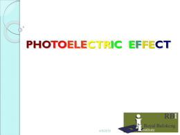 photoelectric effect