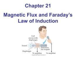 Chapter 21 Magnetic Flux and Faraday`s Law of