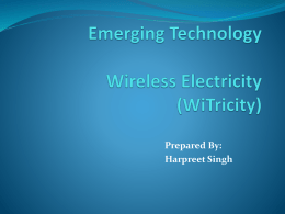 (WiTricity) Wireless energy transfer