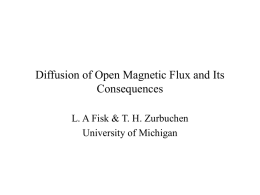 Diffusion of Open Magnetic Flux and Its Consequences