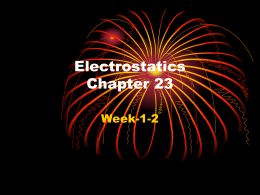 Charge and Electric Field