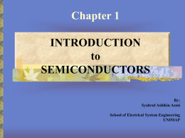 semiconductors - UniMAP Portal