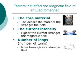 Factors Affecting Magnetization
