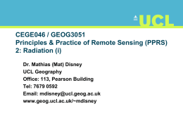 principles1 - UCL Department of Geography