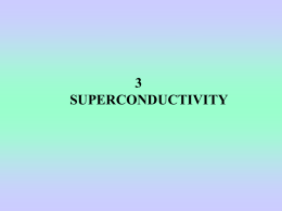 3 SUPERCONDUCTIVITY