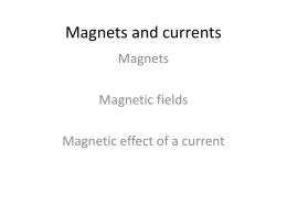 The Earth has a magnetic field.
