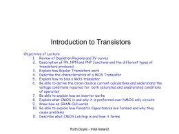 Introduction to Transistors