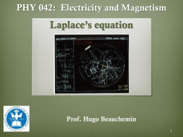 Laplace`s equation