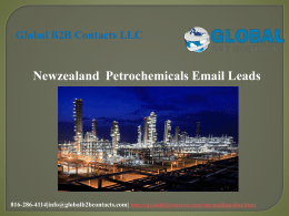 Newzealand  Petrochemicals Email Leads