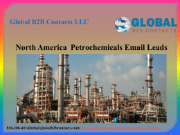 North America  Petrochemicals Email Leads