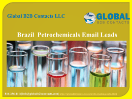 Brazil  Petrochemicals Email Leads