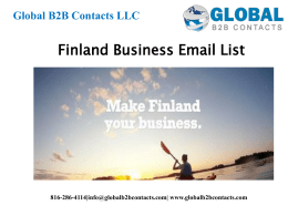 Finland business Email List