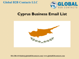 Cyprus business Email List