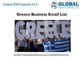 Greece business Email List