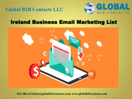 Ireland Business Email Marketing List