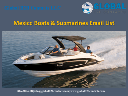 Mexico Boats & Submarines Email List