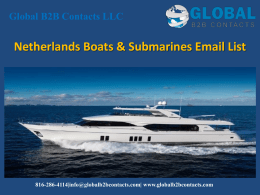 Netherlands Boats & Submarines Email List