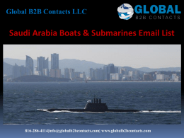 Saudi Arabia Boats & Submarines Email List