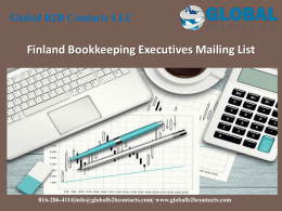 Finland Bookkeeping Executives Mailing List