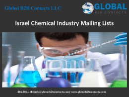 Israel Chemical Industry Mailing Lists