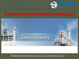 Switzerland Chemical Industry Mailing Lists