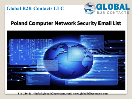 Poland Computer Network Security Email List