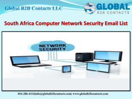 South Africa Computer Network Security Email List