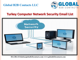 Turkey Computer Network Security Email List