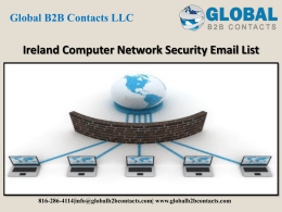 Ireland Computer Network Security Email List