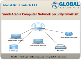 Saudi Arabia Computer Network Security Email List