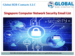 Singapore Computer Network Security Email List
