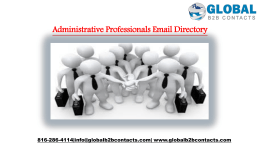 Administrative Professionals Email Directory