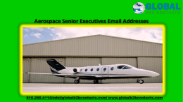 Aerospace Senior Executives Email Addresses