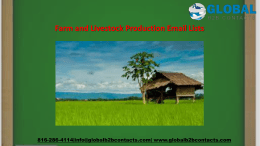 Farm and Livestock Production Email Lists