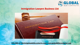 Immigration Lawyers Business List