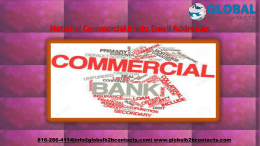 National Commercial Banks Email Addresses