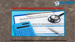 Medical Bookkeeping Executives Email Addresses