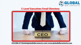 C-Level Executives Email Directory