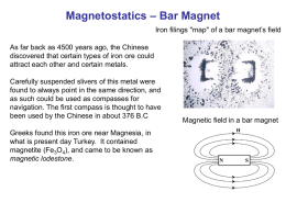 Magnetostatics – Bar Magnet