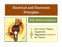Electrical & Electronic Principles