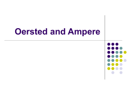 Oersted and Ampere