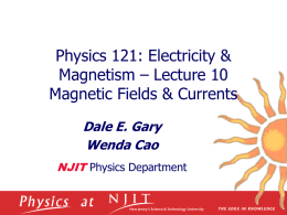 Magnetic Fields from Currents